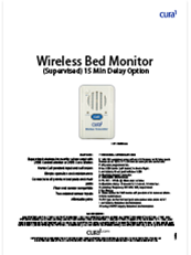 Cura Alarm Brochure - Wireless Bed Monitor